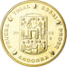 Andorra, Medal, 20 C, Essai-Trial, 2003, MS(65-70), Copper-Nickel Gilt