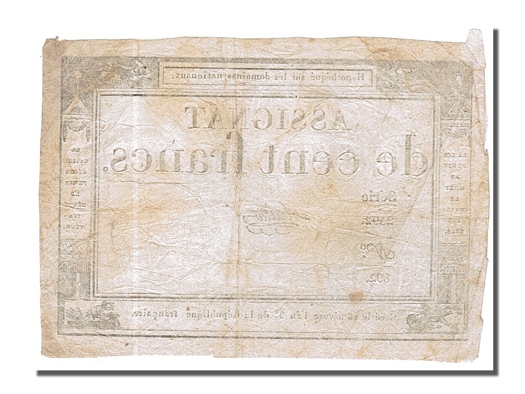 Banknote, France, 100 Francs, 1795, Malter, EF(40-45), KM:A78, Lafaurie:173