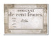 Geldschein, Frankreich, 100 Francs, 1795, Bellet, S+, KM:A78, Lafaurie:173