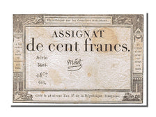 Francia, 100 Francs, 1795, Moret, 1795-01-07, MB+, Lafaurie:173