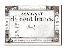 France, 100 Francs, 1795, KM #A78, 1795-01-07, EF(40-45), Lafaurie #173,...