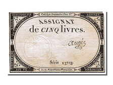 FRANCE, 5 Livres, 1793, 1793-10-31, EF(40-45), Lafaurie #171, FRANCE, 5 Livres,.