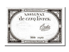 FRANCE, 5 Livres, 1793, 1793-10-31, AU(55-58), Lafaurie #171, FRANCE, 5 Livres,.