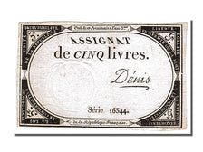 FRANCE, 5 Livres, 1793, 1793-10-31, EF(40-45), Lafaurie #171, FRANCE, 5 Livres,.