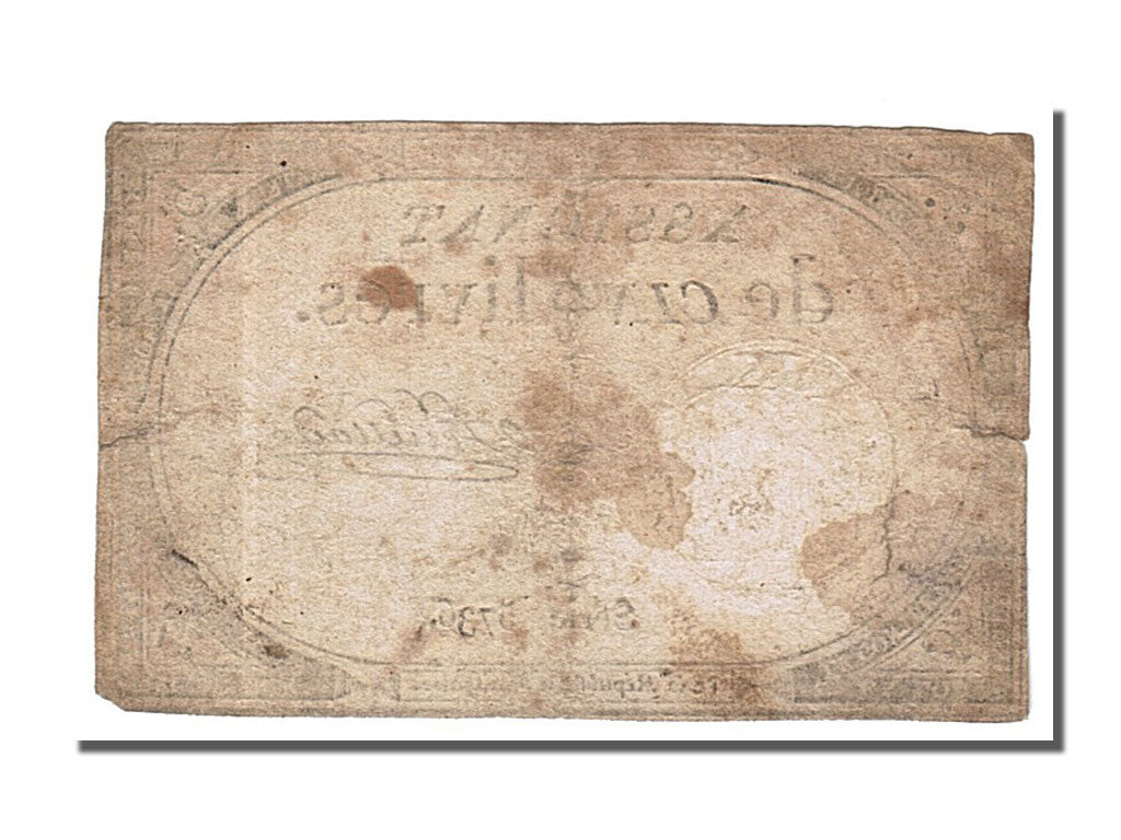 FRANCE, 5 Livres, 1793, 1793-10-31, EF(40-45), Lafaurie #171, FRANCE, 5 Livres,.