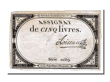 FRANCE, 5 Livres, 1793, 1793-10-31, EF(40-45), Lafaurie #171, FRANCE, 5 Livres,.