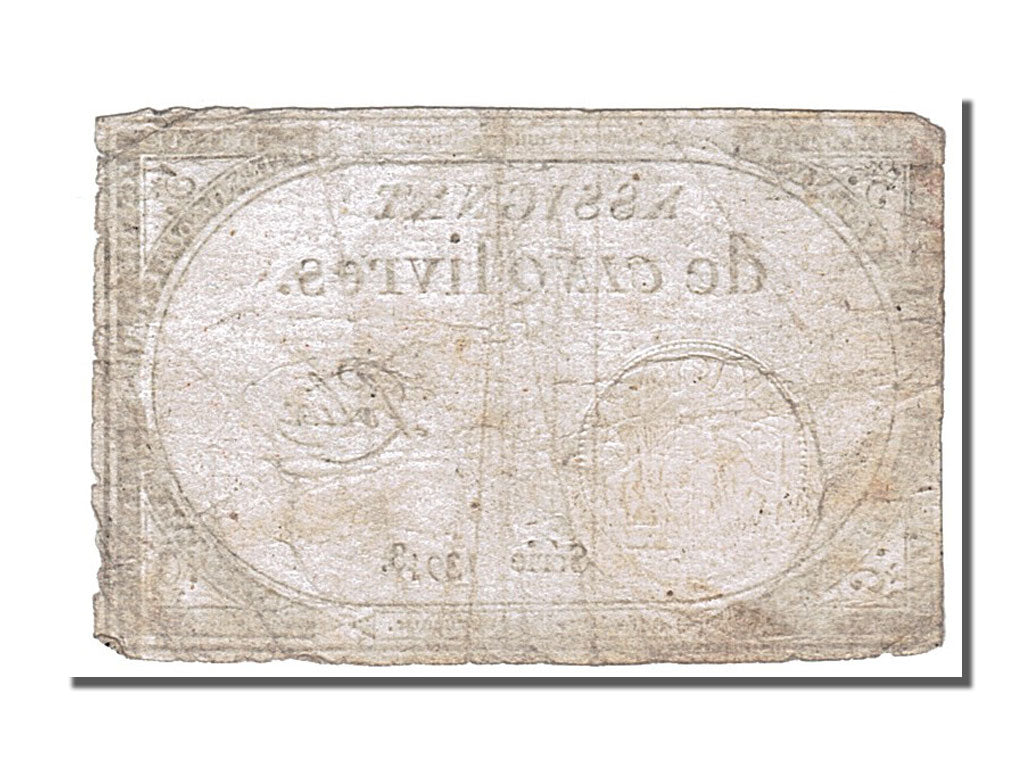 FRANCE, 5 Livres, 1793, 1793-10-31, EF(40-45), Lafaurie #171, FRANCE, 5 Livres,.