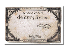 FRANCE, 5 Livres, 1793, 1793-10-31, EF(40-45), Lafaurie #171, FRANCE, 5 Livres,.