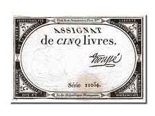 France, 5 Livres, 1793, KM #A76, 1793-10-31, AU(55-58), Lafaurie #171, France,..