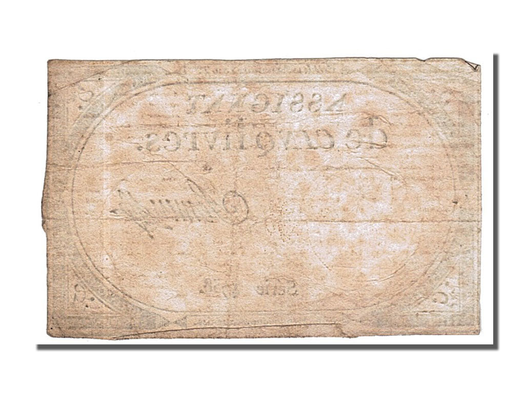 FRANCE, 5 Livres, 1793, 1793-10-31, EF(40-45), Lafaurie #171, FRANCE, 5 Livres,.