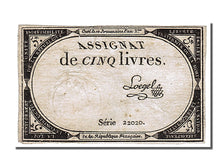 FRANCE, 5 Livres, 1793, 1793-10-31, EF(40-45), Lafaurie #171, FRANCE, 5 Livres,.