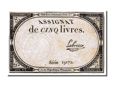 FRANCE, 5 Livres, 1793, 1793-10-31, EF(40-45), Lafaurie #171, FRANCE, 5 Livres,.
