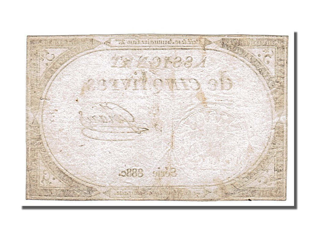 FRANCE, 5 Livres, 1793, 1793-10-31, EF(40-45), Lafaurie #171, FRANCE, 5 Livres,.