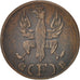 German States, FRANKFURT AM MAIN, Heller, 1821, EF(40-45), Copper, KM:301