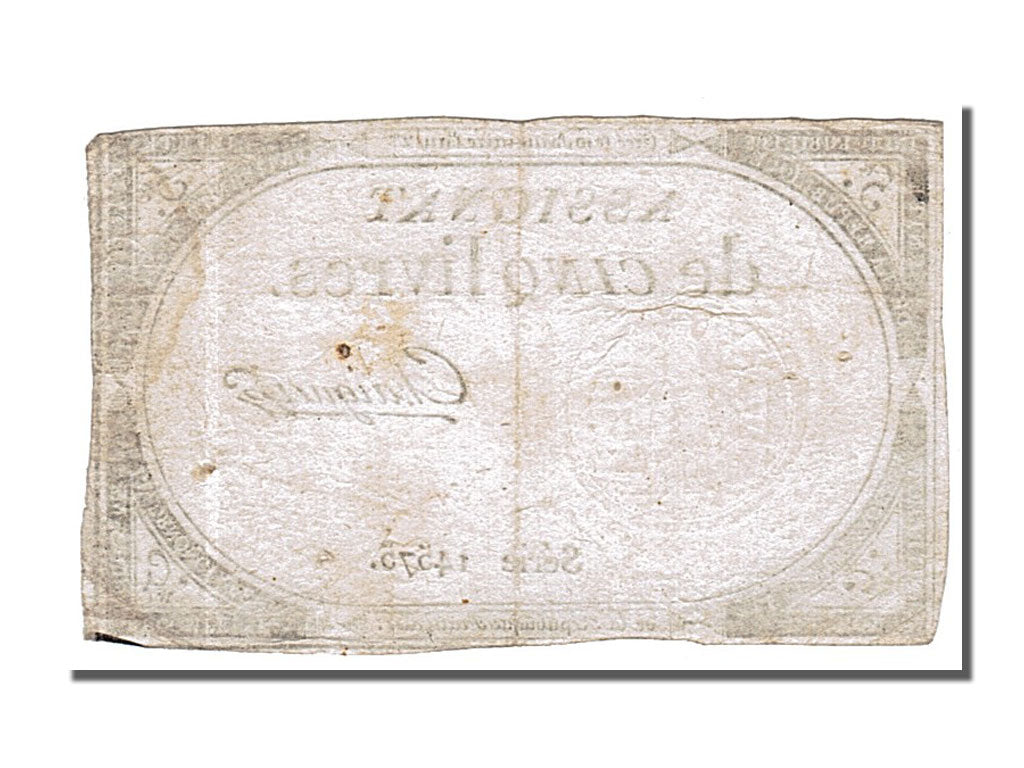 FRANCE, 5 Livres, 1793, 1793-10-31, EF(40-45), Lafaurie #171, FRANCE, 5 Livres,.