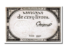 FRANCE, 5 Livres, 1793, 1793-10-31, AU(55-58), Lafaurie #171, FRANCE, 5 Livres,.