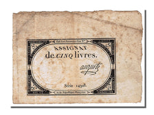 FRANCE, 5 Livres, 1793, 1793-10-31, EF(40-45), Lafaurie #171, FRANCE, 5 Livres,.