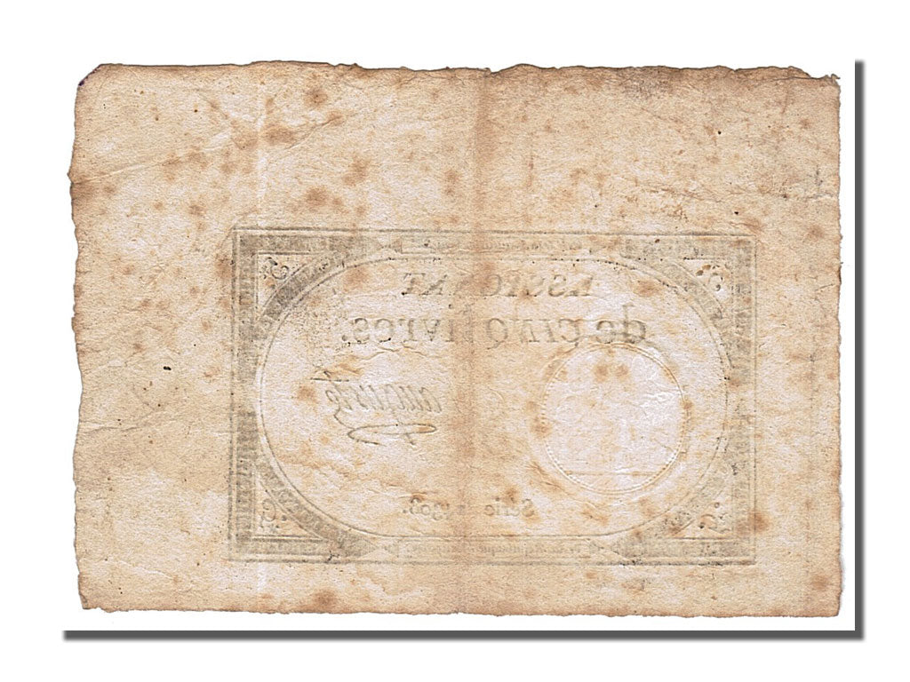 FRANCE, 5 Livres, 1793, 1793-10-31, EF(40-45), Lafaurie #171, FRANCE, 5 Livres,.