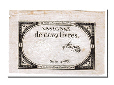 FRANCE, 5 Livres, 1793, 1793-10-31, AU(55-58), Lafaurie #171, FRANCE, 5 Livres,.