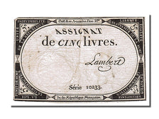 FRANCE, 5 Livres, 1793, 1793-10-31, EF(40-45), Lafaurie #171, FRANCE, 5 Livres,.