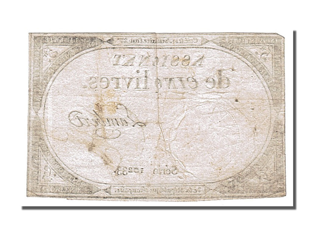 FRANCE, 5 Livres, 1793, 1793-10-31, EF(40-45), Lafaurie #171, FRANCE, 5 Livres,.