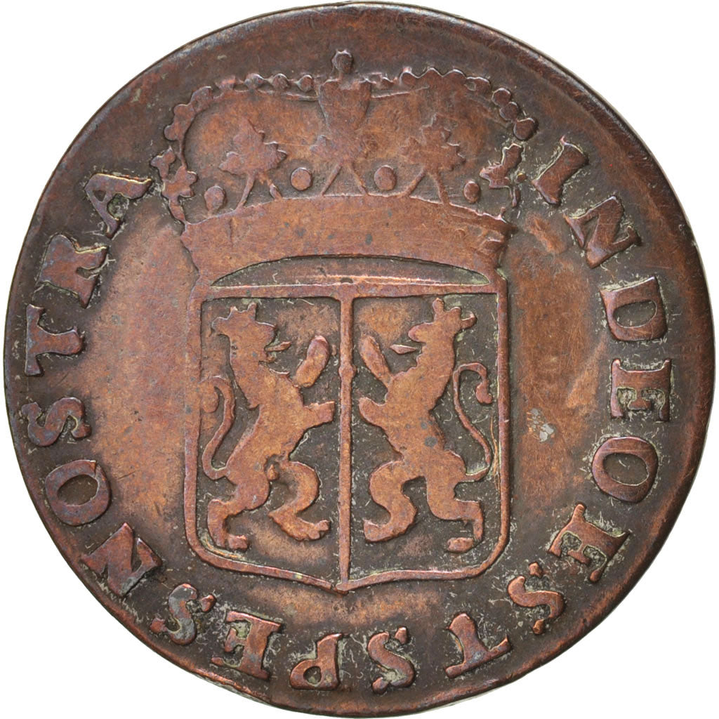 Netherlands, GELDERLAND, Duit, 1765, EF(40-45), Copper, KM:93