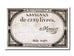 FRANCE, 5 Livres, 1793, 1793-10-31, EF(40-45), Lafaurie #171, FRANCE, 5 Livres,.