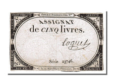 FRANCE, 5 Livres, 1793, 1793-10-31, EF(40-45), Lafaurie #171, FRANCE, 5 Livres,.