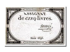 FRANCE, 5 Livres, 1793, 1793-10-31, AU(55-58), Lafaurie #171, FRANCE, 5 Livres,.