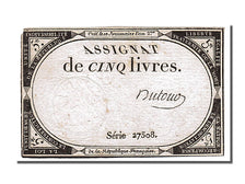 FRANCE, 5 Livres, 1793, 1793-10-31, EF(40-45), Lafaurie #171, FRANCE, 5 Livres,.