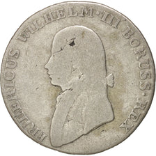 German States, PRUSSIA, Friedrich Wilhelm III, 4 Groschen, 1805, VF(20-25),KM370