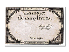 FRANCE, 5 Livres, 1793, 1793-10-31, EF(40-45), Lafaurie #171, FRANCE, 5 Livres,.
