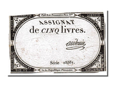 FRANCE, 5 Livres, 1793, 1793-10-31, EF(40-45), Lafaurie #171, FRANCE, 5 Livres,.