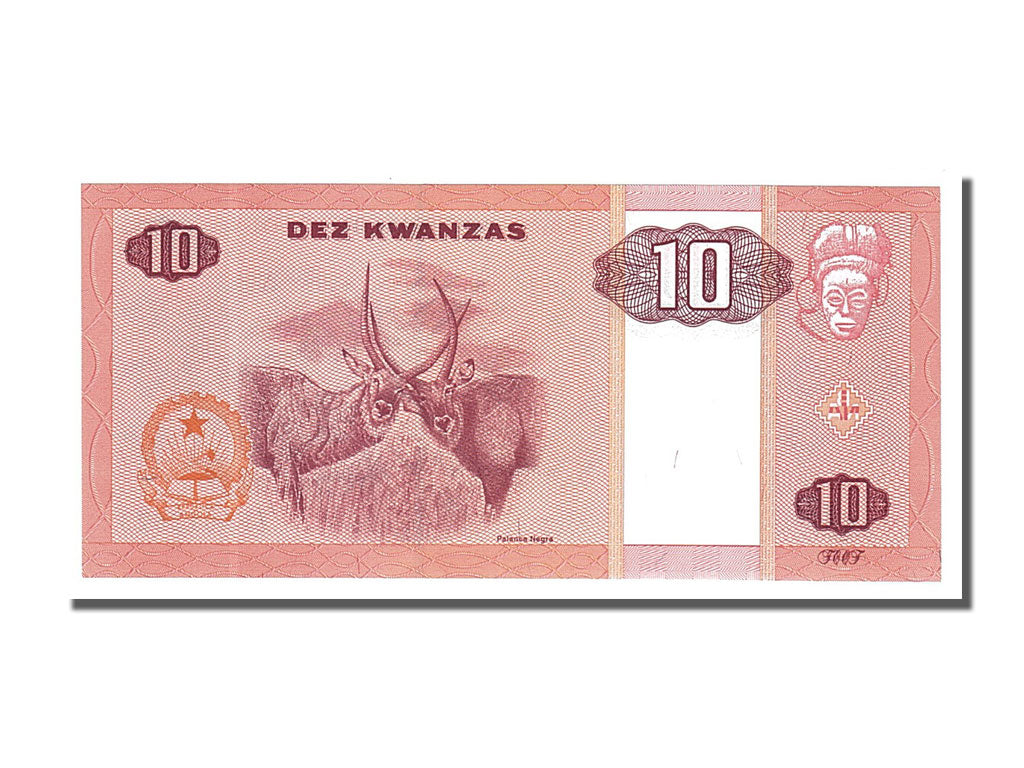 Banknote, Angola, 10 Kwanzas, 1999, 1999-10-01, UNC(65-70)