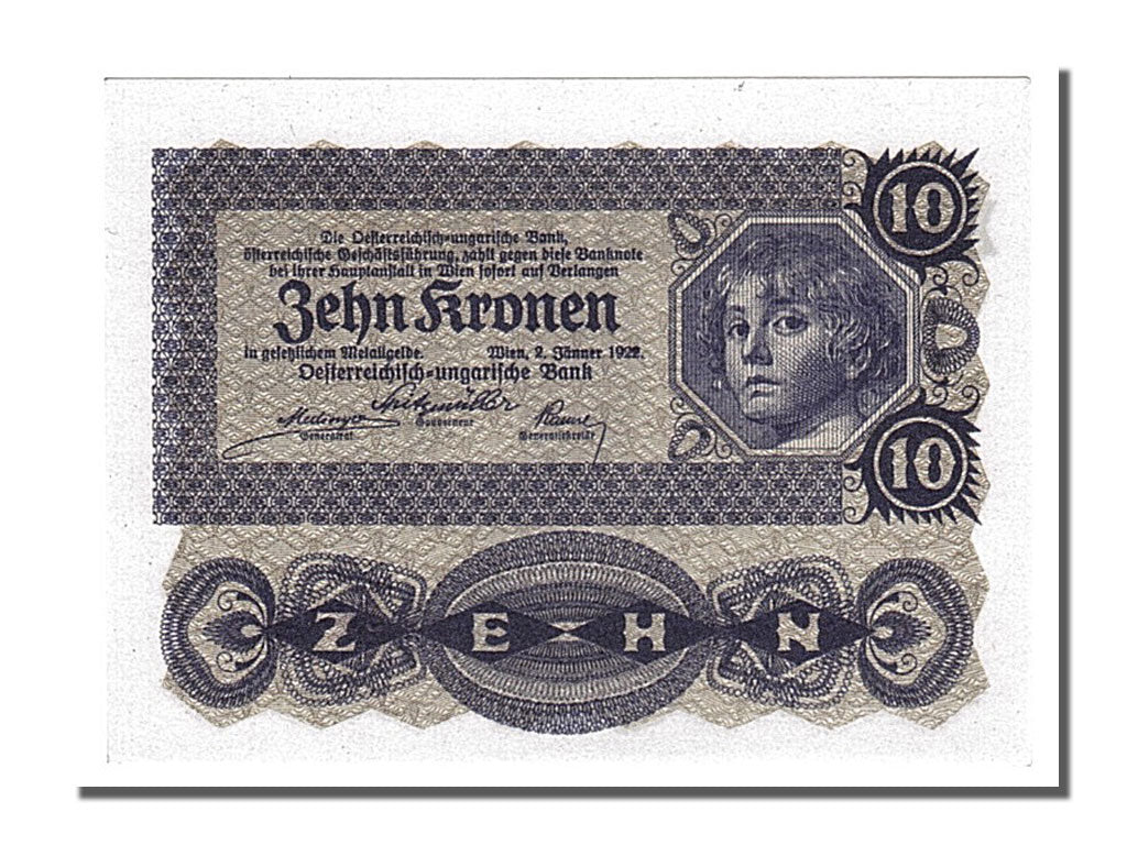 Banknote, Austria, 20 Kronen, 1922, 1922-01-02, UNC(65-70)