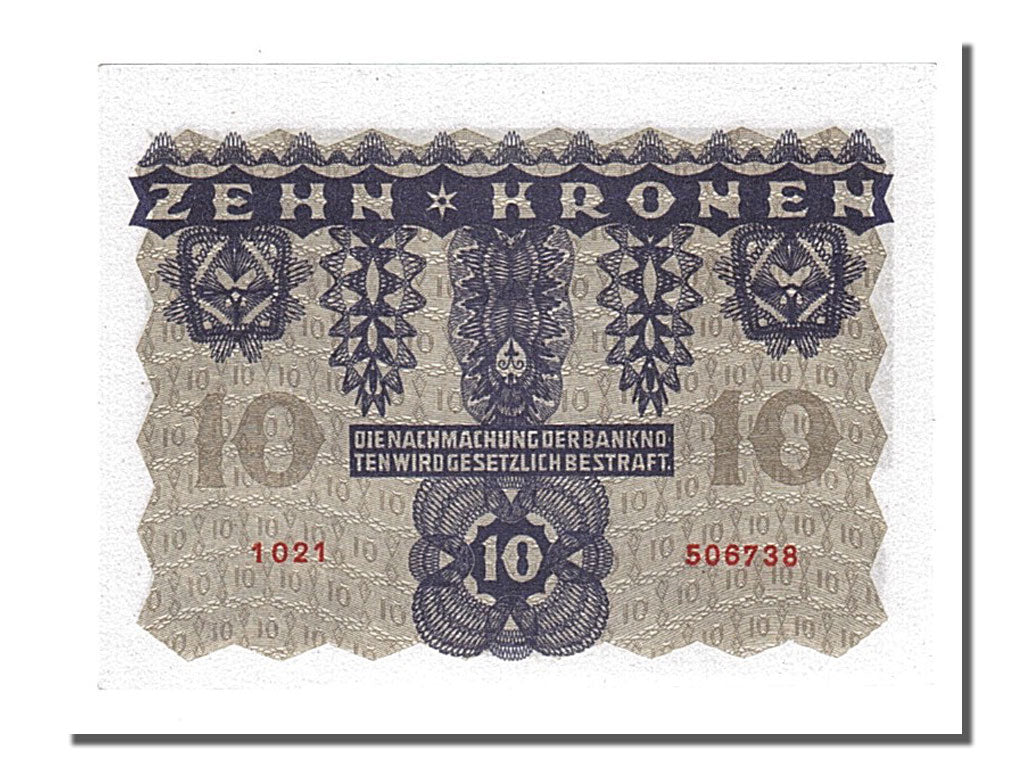 Banknote, Austria, 20 Kronen, 1922, 1922-01-02, UNC(65-70)