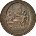France, 5 Sols Monneron, 1792, AU(50-53), Bronze, KM:Tn31, Brandon:223B