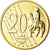 Latvia, Médaille, 20 C, Essai-Trial, 2003, FDC, Copper-Nickel Gilt