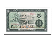 Albania, 10 Lekë, 1976, KM #43a, UNC(65-70), GU 991395