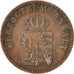 Etats allemands, ANHALT-BERNBURG, Alexander Carl,3 Pfennige,1864,TTB,Copper,KM98