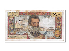 Banconote, Francia, 50 Nouveaux Francs, 50 NF 1959-1961 ''Henri IV'', 1959