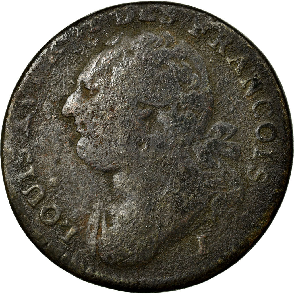 Coin, France, 12 deniers françois, 12 Deniers, 1792, Limoges, VG(8-10), Bronze