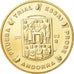 Andorra, Medal, 10 C, Essai-Trial, 2003, MS(65-70), Copper-Nickel Gilt
