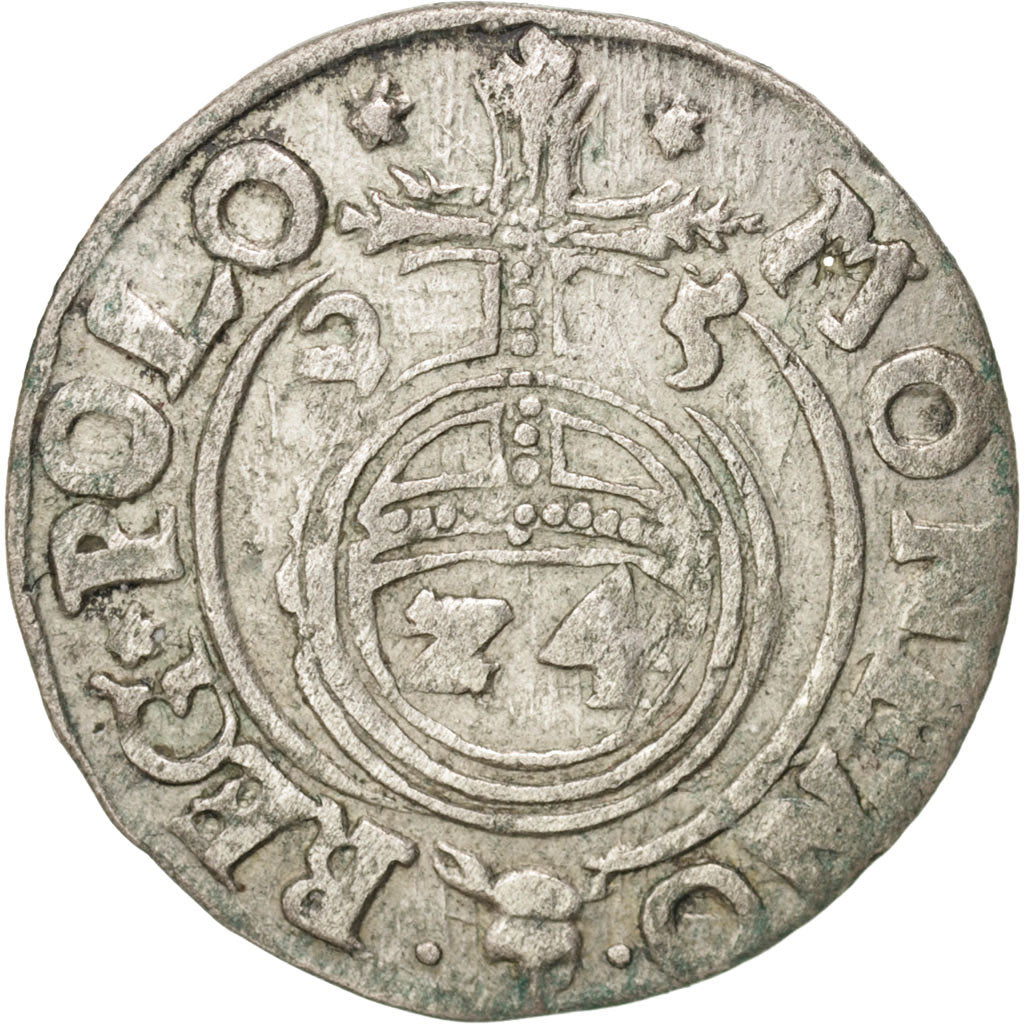 Pologne, Sigismund III, 3 Polker, 3 Poltorak - 1 Kruzierz, 1625, TTB,Silver,KM41