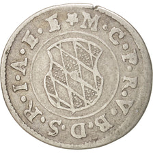 German States, BAVARIA, Maximilian I, 2 Kreuzer, 1/2 Batzen, Munich, EF(40-45)