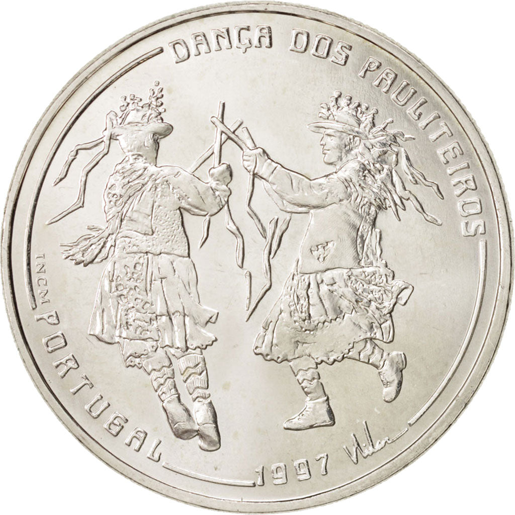 Portugal, 1000 Escudos, 1997, MS(63), Silver, KM:704