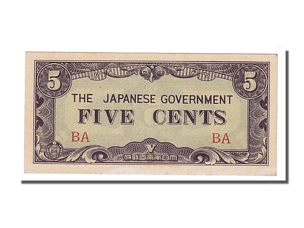 Birmania, 5 Cents, 1942, FDS