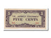 Birmania, 5 Cents, 1942, FDS