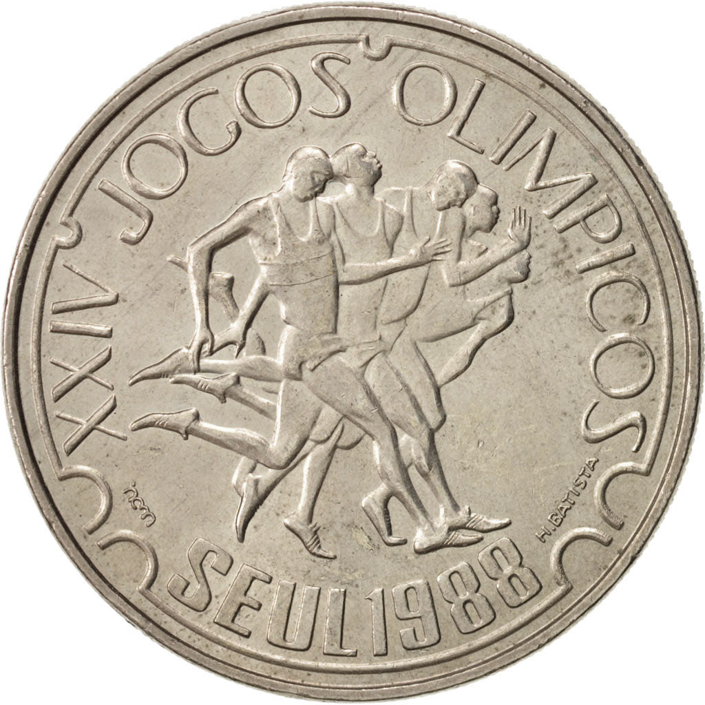 Portugal, 250 Escudos, 1988, AU(55-58), Copper-nickel, KM:643