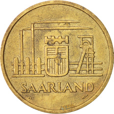 SAARLAND, 50 Franken, 1954, Paris, EF(40-45), Aluminum-Bronze, KM:3